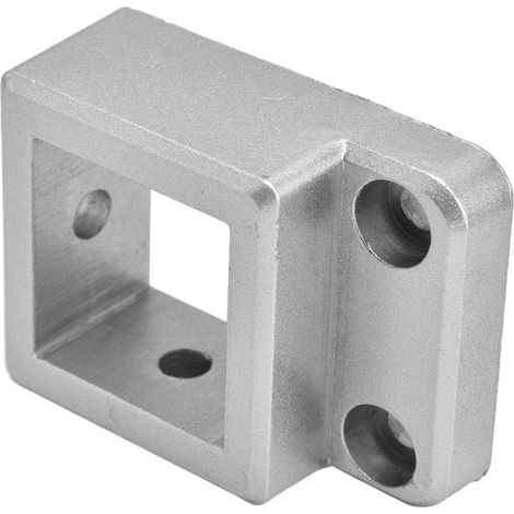 Connecteur d'angle unidirectionnel à base fixe en alliage d'aluminium 4040 pour la fixation de bases à brides (1/5)
