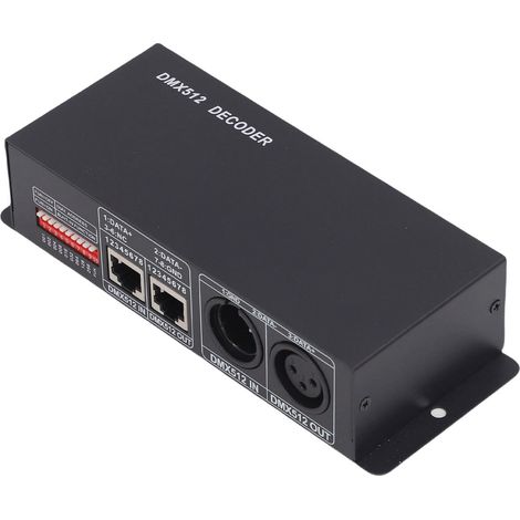5V24VDC DMX 512 4A 3-Kanal-Decodermodul-Controller für LED-RGB-Lampen und Bühnenbeleuchtung (1/5)
