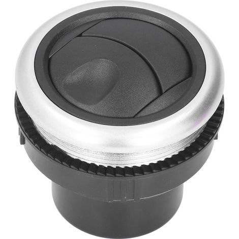 Jeffergarden Déflecteur de ventilation de sortie de climatiseur de tableau de bord, garniture universelle rotative ronde pour voitures, camping-cars et bus-DOU