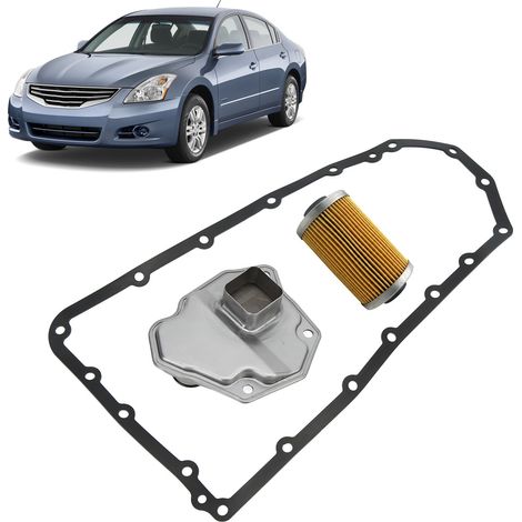Filtre à huile haute pression + élément filtrant + joint (référence OEM : 31728-1XF03) compatible avec Nissan Rogue 2.5L L4 (2008-2016). (1/5)
