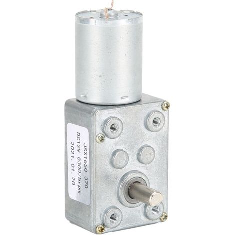 12V Schneckengetriebemotor für Miniaturwinden, Fenster und Türen JX1650-370
