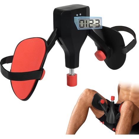 Entraînement des Muscles du Plancher Pelvien pour Hommes, Pince à Jambes Multifonctionnelle de Réparation du Plancher Pelvien avec Compteur, Exerciseur de Muscles de Cuisses Ajustable à 360°