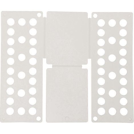 Planche à plier les vêtements en plastique blanc, outil de rangement pour la maison (1/5)