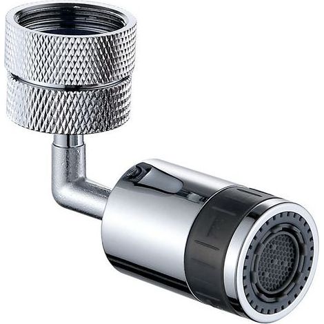 Rubinetto Filtro a prova di spruzzi Universale Toccare il Rotary 720 °, ugello Protezione Contro gli schizzi e disegni a Doppia Funzione, Adatto per la Cucina e il bagno (1/5)