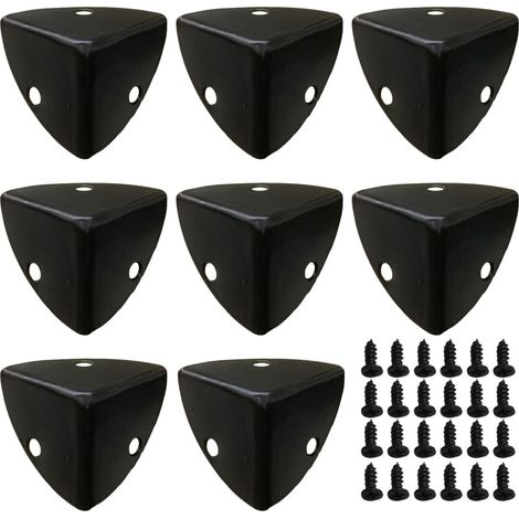 8 Pcs Protections d'Angle En Métal, Coins De Protection d Angles, Protege Coin De Table, Protection Angle Meuble, Boîte Antique En Bois, Protezioni Angolari Per Scatole Di Legno (1/4)