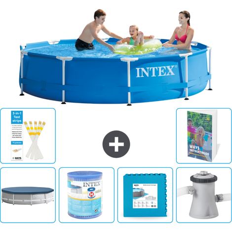 Frame Pool Rund - 305x76 cm - 7-teilig S146