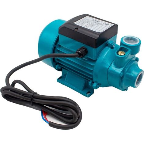 Pompe Auto-amorçante Vortex DC 12V 24V, Pompe à Eau Centrifuge à Grand Débit, Pompe Solaire Centrifuge, QB60 (24V) (1/5)