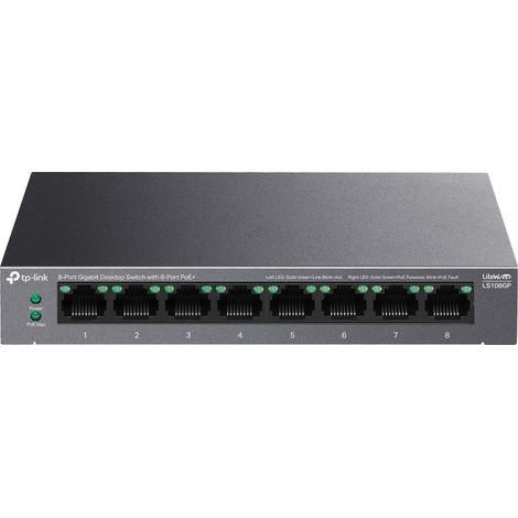 TP-Link LiteWave 8-Port Gigabit Desktop Switch with 8-Port PoE+ (1/5)