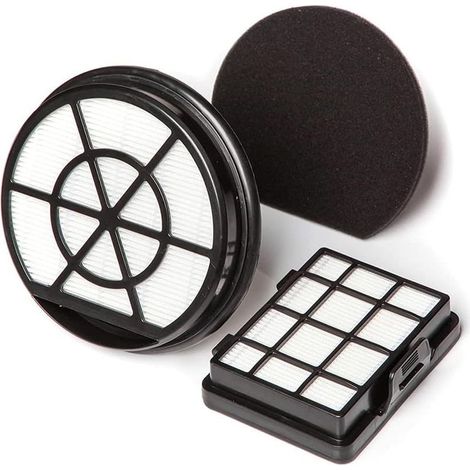 Kit d'accessoires BBZ152EF pour aspirateur traîneau sans sac Série 2, composé de 2 filtres EPA et d'un filtre en mousse, noir [Classe énergétique B] (1/5)