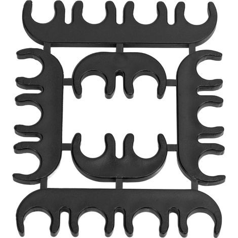 8-mm-Zündkabelverteiler aus schwarzem ABS, hitzebeständig und langlebig (1/5)