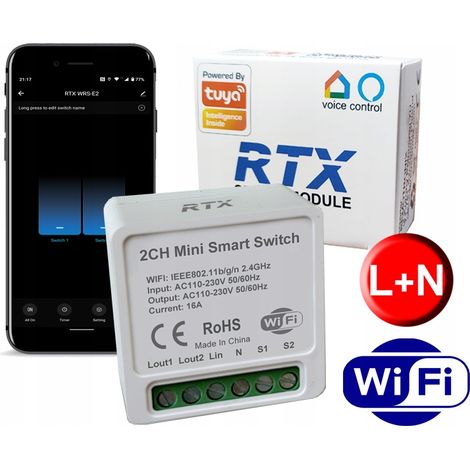 Modulo controller di illuminazione WiFi TUYA Smart RTX Eco 2OB (1/5)