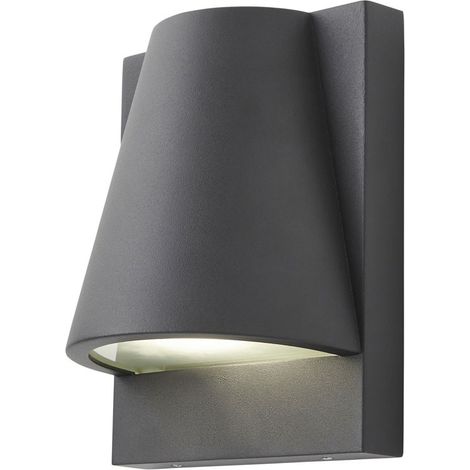 Litecraft Astrid Wall Light Outdoor IP43 Rated Garden Fitting - Anthracite