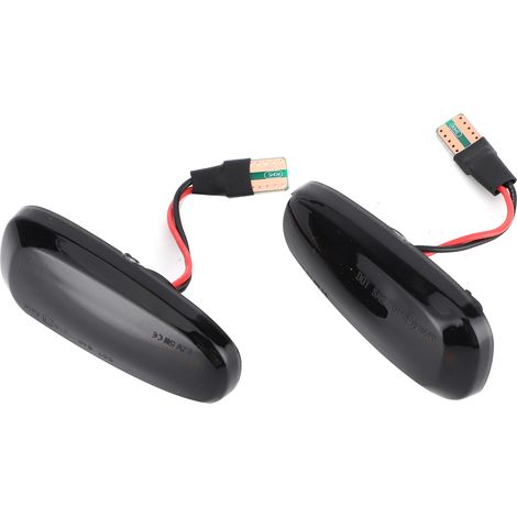 Optique latéral clignotant d'aile fumé pour Opel Astra 1999-2005, feu de signalisation latéral de modification auto (1/5)
