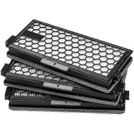 Lot de 3 filtres à charbon actif, remplacement de haute qualité pour aspirateur, compatibles avec les modèles Miele C1, C2, C3, S4, S5, S6 et S8, améliorent les performances d'aspiration. (1/5)