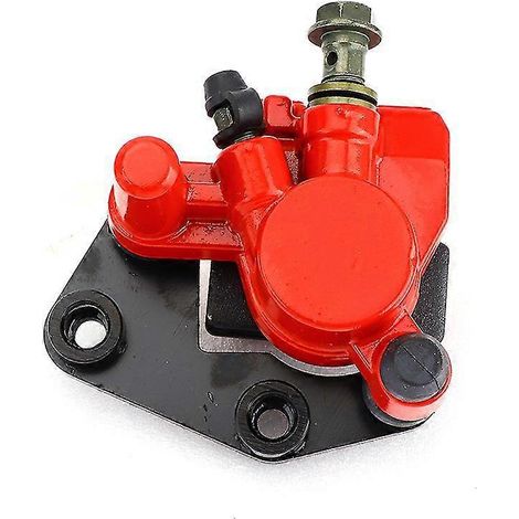 Étrier de disque de frein hydraulique avant pour scooter Kymco 50cc, 110cc et 125cc, moto tout-terrain, quad, cyclomoteur (référence GY6) - Rouge (1/5)