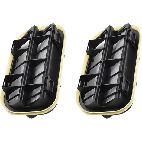 Clapet d'aération de pare-chocs arrière compatible avec Mercedes Benz W117 C117 X117 CLA X156 GLA Classe A W169 W176 B W245 A1768302700 (2 pièces)