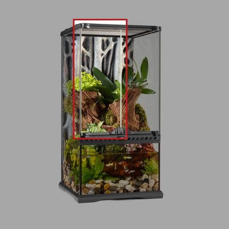 Puertas de cristal de repuesto para terrario/paludario Exo Terra PT2595
