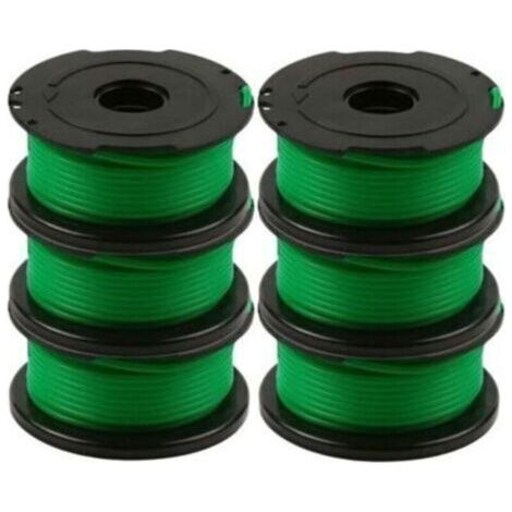 Lot de 6 bobines de fil pour débroussailleuse Black and Decker GL7033, GL8033, GL9035, 6 m,DEBUNS (1/5)