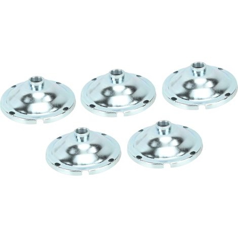 5er-Pack Industrielampenschirme aus Eisen für Lagerhallen, Fabriken und Bergbau, Innengewinde G1/2, 15 cm, G1/2 (1/5)
