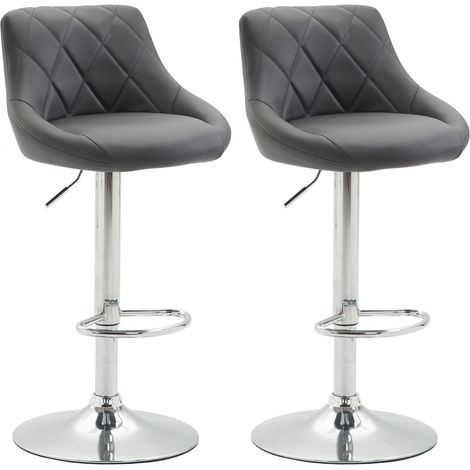Set De 2 Taburetes Lazio Gris (1/3)
