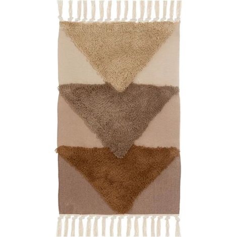 Tappeto Natur con stampa geometrica 50x80 cm