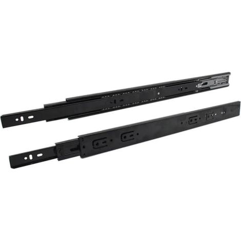 Glissières de tiroir en acier inoxydable, 1 paire, à 3 sections et 450 (1/5)