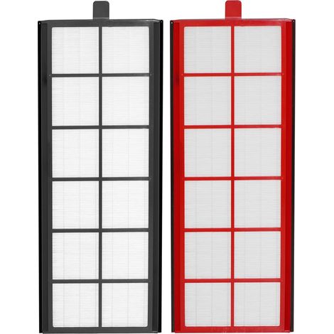 2er Set Luftfilter kompatibel mit Lüftungsgerät Zehnder ComfoAir 350/550/D350 - Luftfilter G4 / F7-400100084 - Weiß/Rot/Schwarz (1/5)