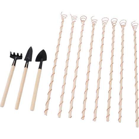 Tuteurs électroculture pro antennes spirale cuivre piquets jardin pour pousse plantes de jardin et légumes (1/5)