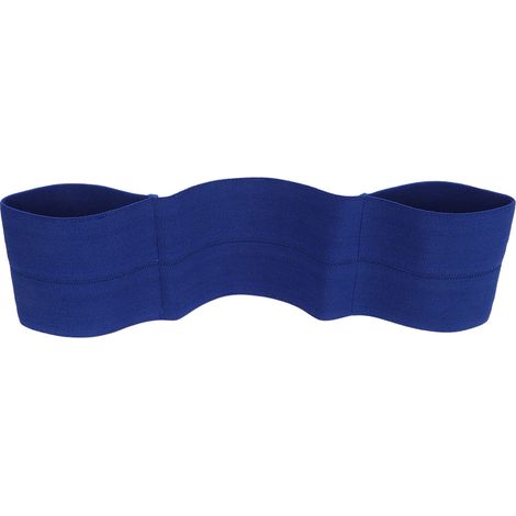 Lot de bandes de résistance élastiques pour haltérophilie, presse poitrine, squat, bandage protecteur coude bleu L (1/5)