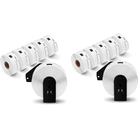 12 rouleaux d'étiquettes compatibles avec Brother DK-11201, étiquettes d'adresse standard 29 mm x 90 mm pour Brother QL-800, QL-810W et QL-700 (1/5)