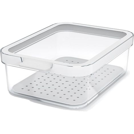 Rotho Cauma, recipiente para frigorífico, con tapa, 1,2 l