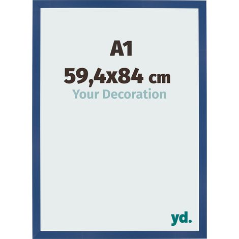 yd. - Cadre photo A1 59.4x84 - Bleu Fonce - MDF - Bologna