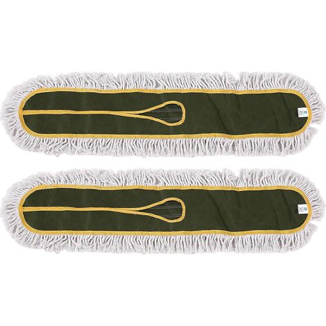 91 cm (36 Zoll) große, gewerbliche Staubmopp-Pads für die Bodenreinigung, grün (1/5)