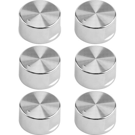 6mm gas hob knob, 6-piece universal zinc alloy gas hob knob set, universal control knobs for ovens, stoves and cooktops (1/5)