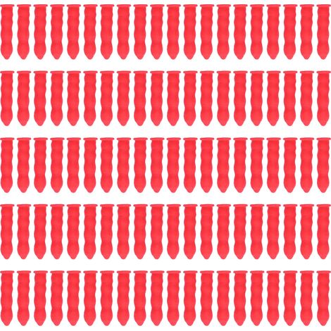 100pcs Caulk Saving Cap Open Caulking Tube Sealing Preserving Latex Caulk Cap Saver (1/5)
