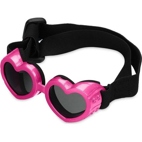 Lunettes Pour Animaux - Protection UV Et Contre La Poussière - Lentilles Transparentes - Bandeaux Réglables Pour Chiens Et Chats - 1 Pièce (1/5)