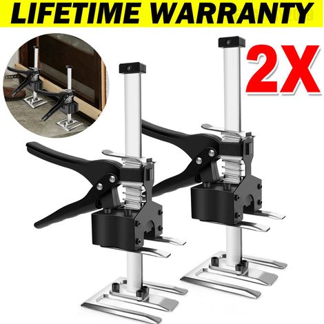 2X Lifting Arm Precision Clamping Tool Labor Saving Lifter Jack Cabinet Elevator (1/5)