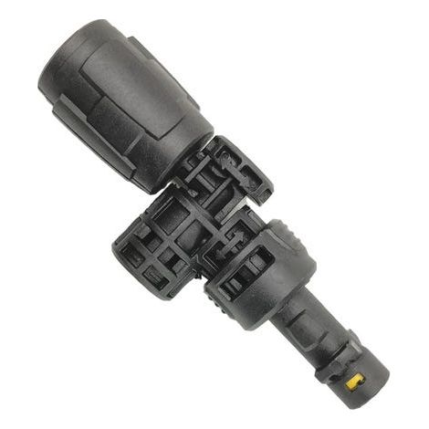 Pistola pulverizadora de 360°, compatible con limpiadoras de alta presión K2 a K7, color negro, incluye accesorios. (1/5)