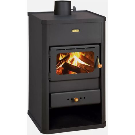 Stufa a Legna Prity S1 10.4 kW – Camino in Acciaio per Riscaldamento (1/3)