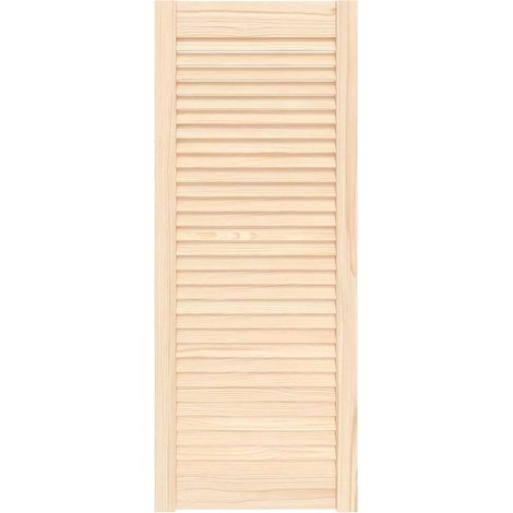 Maison Exclusive - Puerta de armario de lamas madera de pino maci
