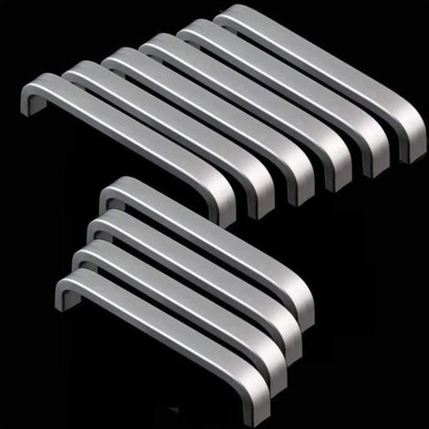 Poignée de Meuble Cuisine Inox Porte Cuisine Poignet Tiroir en Aluminium Bâton Exterieure Avec 20 Vis Pour Armoire Porte Placard-10 (1/4)