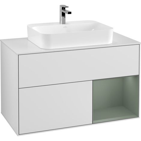 Villeroy & Boch F371GMMT Meuble sous-lavabo Finion F37 (1/2)