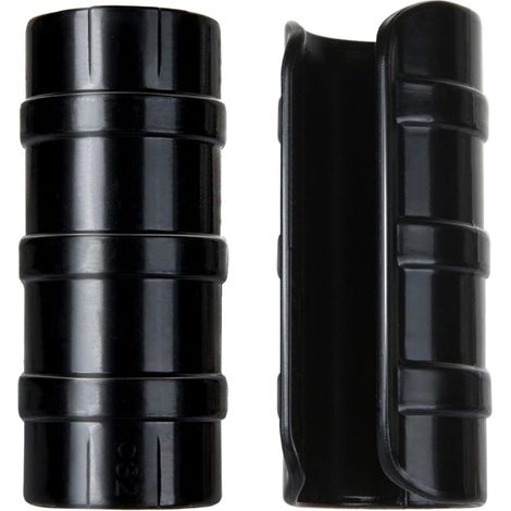 50 schwarze ABS-Schlauchschellen, ideal für Gewächshäuser und Gartenplanen, robuste Befestigung für Tunnelfolien