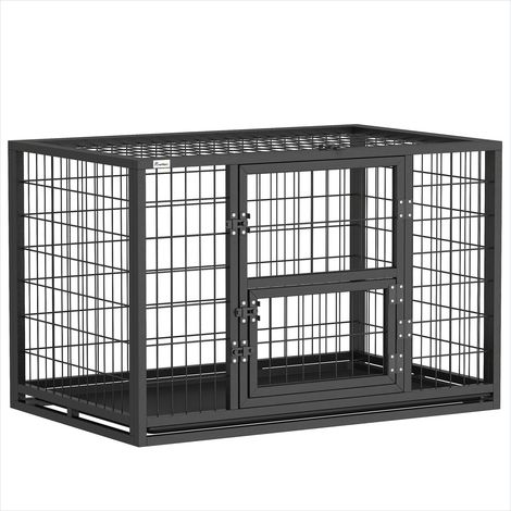 Cage de transport pour animaux en acier Plastique 94 x 60 x 64 cm (1/5)