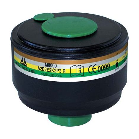 FILTRO X RESPIRATORE A MASCHERA SELECTA SEKUR  A2 B2 E2 K2 P3 R D BIOSTOP