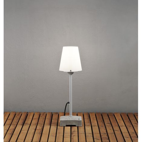 Konstsmide Lucca Outdoor Modern Lounge Gris Lanterne Opal Shade Small, IP44 (1/2)