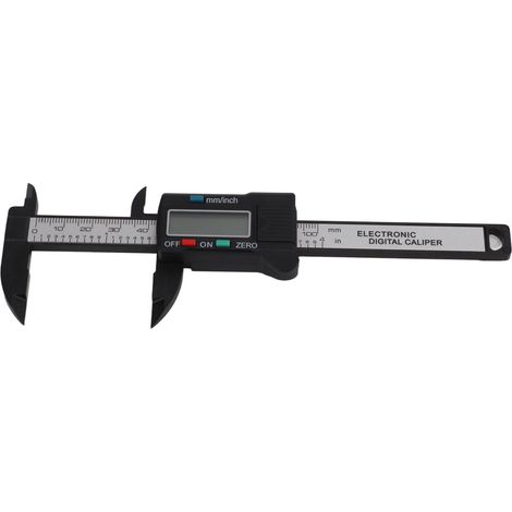 Pied à coulisse numérique compact 0-100mm en ABS léger portable pratique durable avec écran LED pour mesure (1/5)
