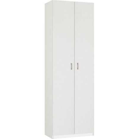 Armario multiusos en color blanco Turin 60 cm(ancho) 180 cm(altura) 35 cm(fondo) (1/3)
