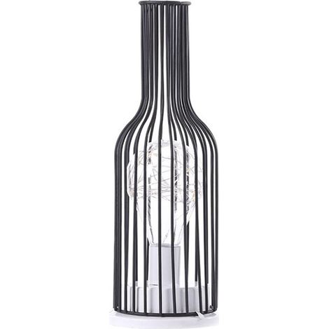 Lanterne décorative à ampoule en cage, lampe pour chambre, cuisine, mariage (1/5)