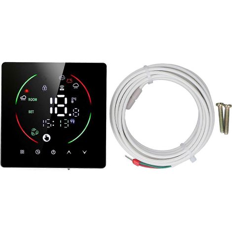 WLAN-Thermostat, App-Fernbedienung, Touchscreen, programmierbarer Smart-Thermostat für Zuhause, AC90-24